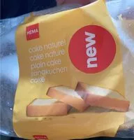 Mängden socker i Cake nature