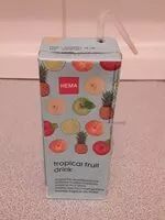 Mängden socker i Tropical fruit drink