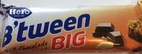Mängden socker i Hero B'tween Big Chocolat Cacahuète 24X50G