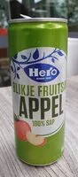 Mängden socker i Blikje fruitsap appel