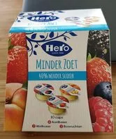 Mängden socker i Hero Minder zoet - 40% minder suiker