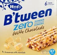 Mängden socker i B'tween zero witte chocolade