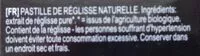 Mängden socker i Pastille Reglisse Boite Carton