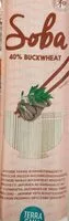 Mängden socker i Soba 40% Buckweat