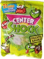 Mängden socker i Center Shock Fruchtig Sauer