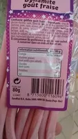 Mängden socker i Dynamite goût fraise