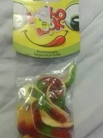 Mängden socker i Serpent fruités