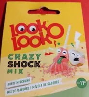 Mängden socker i LOOK-O-LOOK CRAZY SCHOCK MIX