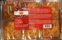 Mängden socker i Carrés Fourrés saveur Amande