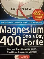 Mängden socker i Magnesium One a Day 400 Forte