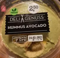 Mängden socker i Delix Genuss Hummus Avocado