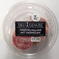 Mängden socker i Trüffelsalami mit Parmesan
