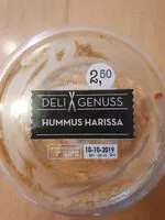 Mängden socker i Hummus Harissa