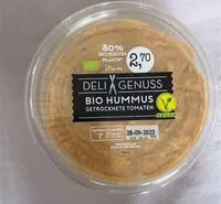 Mängden socker i Hummus getrocknete Tomaten