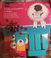 Mängden socker i Bonbons fruités fraise