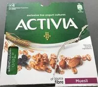 Mängden socker i Activia