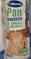Mängden socker i Pan bauletto 8 cereali soia