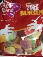 Mängden socker i Zure Bliksems