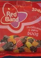 Mängden socker i Fruchtgummi & Lakritz Duos