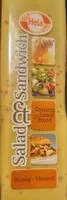 Mängden socker i Salad et sandwich / honing - mosterd dressing