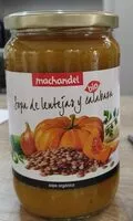 Mängden socker i Sopa de lentejas  y calabazín