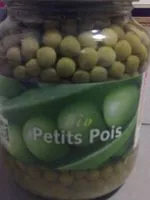 Mängden socker i Petit pois