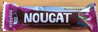 Mängden socker i Nougat dark chocolate