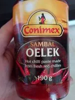 Mängden socker i Conimex sambal