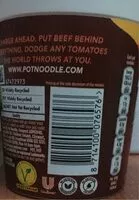 Mängden socker i Pot Noodle Beef and Tomato