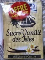 Mängden socker i Sucre vanillé des isles