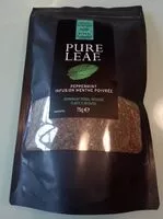 Mängden socker i Peppermint infusion menthe poivrée