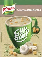 Mängden socker i Knorr Velouté de Champignons Cup a Soup 3 Sachets - 51g