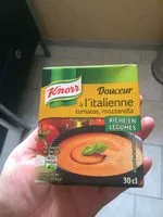 Mängden socker i Soupe douceur tomates a l'italienne
