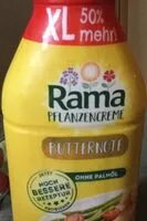 Mängden socker i Rama Pflanzencreme Butternote