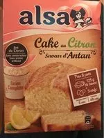 Mängden socker i Préparation pour cake au citron saveur d'antan