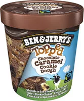 Mängden socker i Ben & Jerry's Glace Pot Topped Chocolate Caramel Cookie Dough 470ml