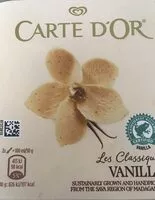 Mängden socker i Carte D’Or Vanilla Ice Cream 500g