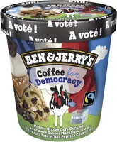 Mängden socker i Ben & Jerry's Glace Pot Coffee for Democracy 500ml