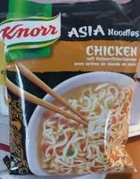 Mängden socker i Asia noodles chiicken mit hahnerfleïscharoma