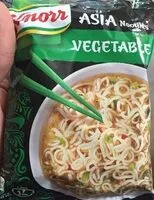 Mängden socker i Asia Noodles Vegetable