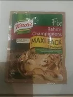 Mängden socker i Sauce crème champignon