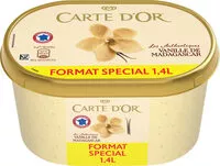 Mängden socker i Carte D'or Les Authentiques Glace Vanille de Madagascar 1,4l