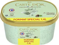 Mängden socker i Carte D'or Les Authentiques Glace Menthe Chocolat 1.4l