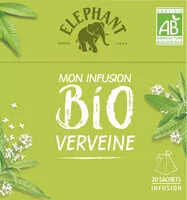 Mängden socker i Elephant Tisane Bio Verveine 20 Sachets Pyramid®