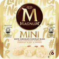 Mängden socker i Batonnet Chocolat Blanc Blanc Amande