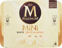 Mängden socker i Mini white white almond gelati