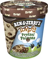 Mängden socker i Ben & Jerry's Glace Pot Topped Bretzel Palooza 470ml