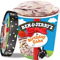 Mängden socker i Ben & Jerry's Glace Pot Birthday Cake 500ml