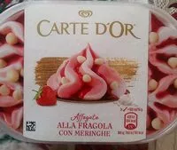 Mängden socker i Affogato alla fragola con meringhe