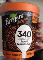 Mängden socker i Salted caramel cake ice cream